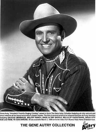 That paragon of virtue, Gene Autry
