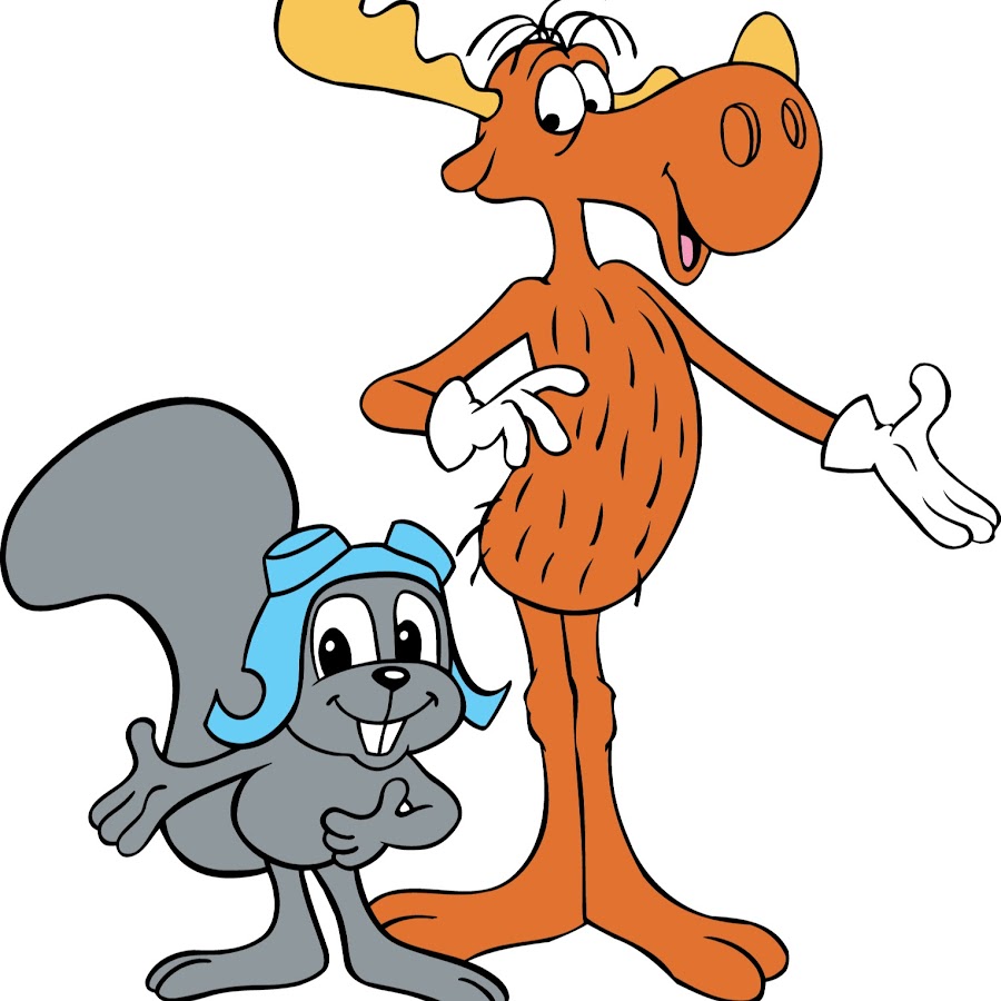 Image of Rocky and Bullwinkle, created by Jay Ward in 1958, originally copyrighted to Ward Productions