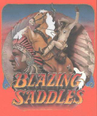 If you haven't seen the Blazing Saddles poster, you wouldn't believe it